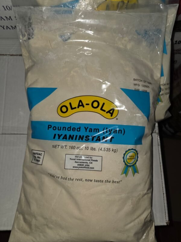 Ola-Ola Poundo Yam – Premium Instant Yam Flour (10 lbs & 5 lbs)